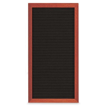 United Visual Products Sliding Door Indoor Enclosed Corkboard, 3 UV9019ACSH-GOLD-BLACK